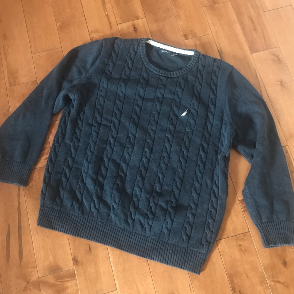 Nautica Men’s Classic Fit Cable Knit Sweater